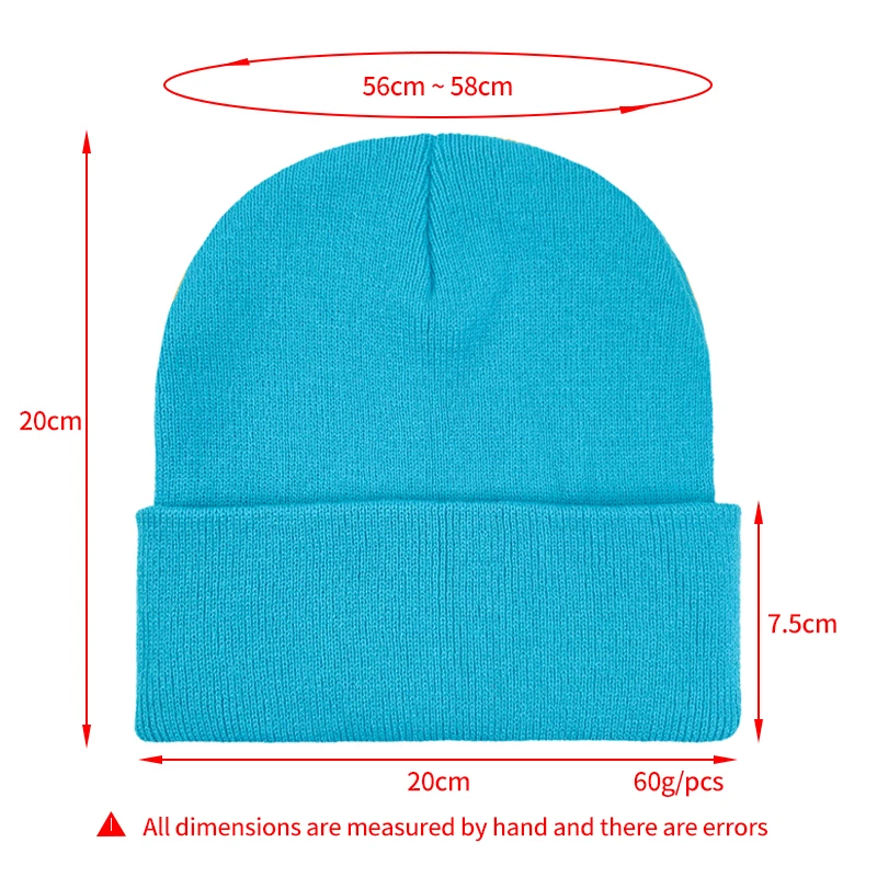 60 colors beanies manufacturer custom logo embroidery unisex acrylic knit cuffed beanie cap warm winter knit hats beanie