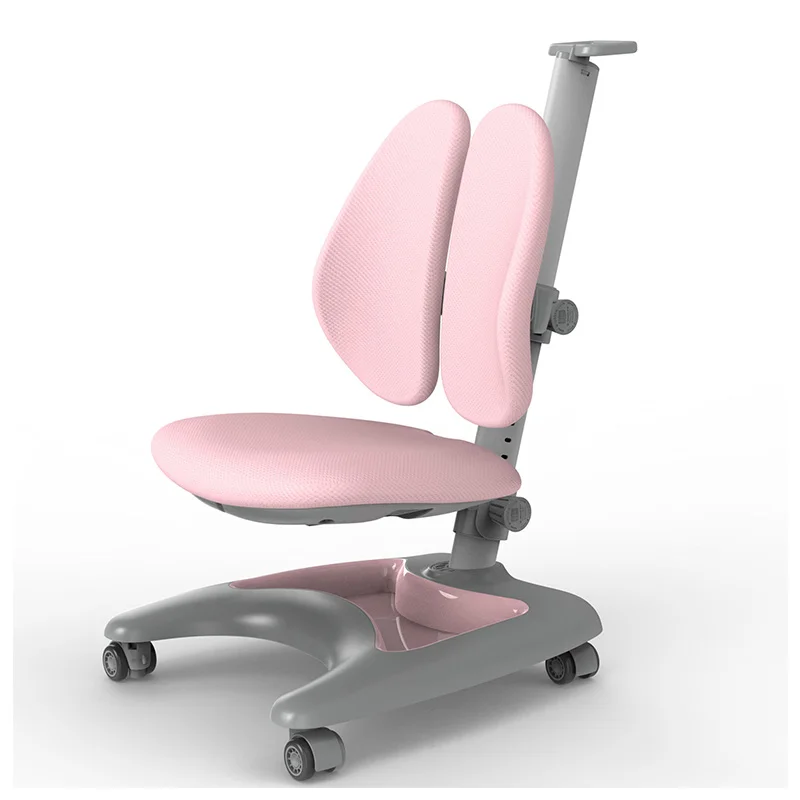 Kids Study Chair Adjustable Height Seat Depth for Growing Child Footrest Lumbar Support Home school use