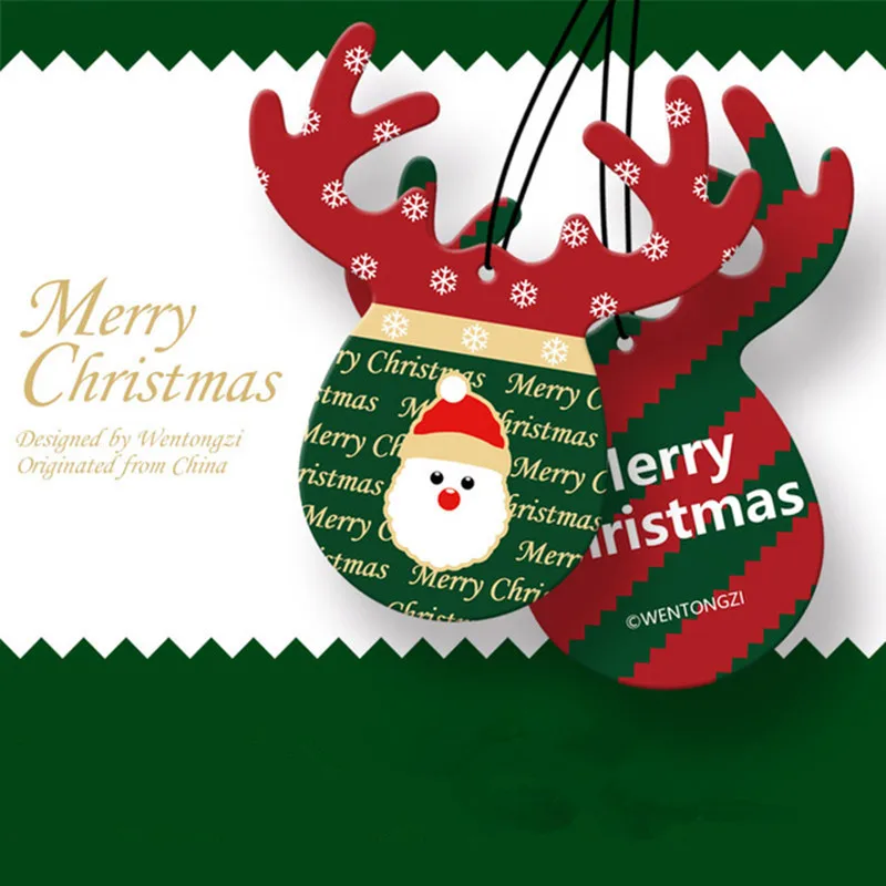 
Car paper air freshener with long-lasting smell/flavoring for cars as Christmas gift 