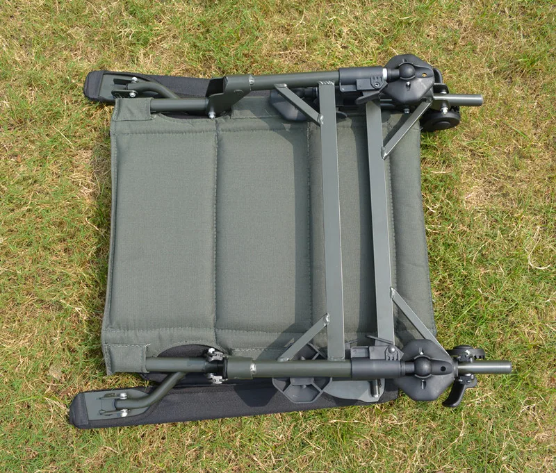 
Folding Steel Fishing Chair Adjustable Back 0-130 degree Fleece fabrics 