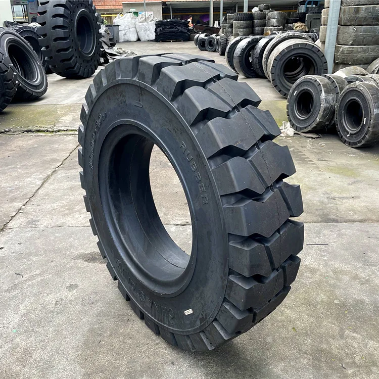 Solid 9.00-20 10.00-20 11.00-20 12.00-20 Forklift Trailer Tires Construction Machinery Parts