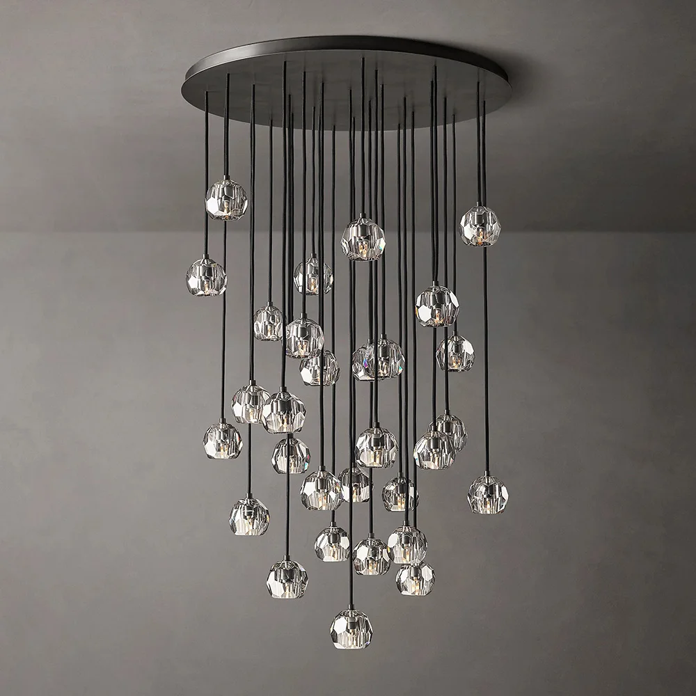 rain crystal chandeliers ceiling glass ball decoration chandelier luxury large for living room dining room home high ceiling