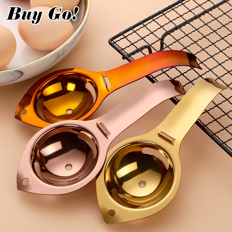 Egg Tools Stainless Steel Egg Yolk Separator Divider Separator Eggs Divider