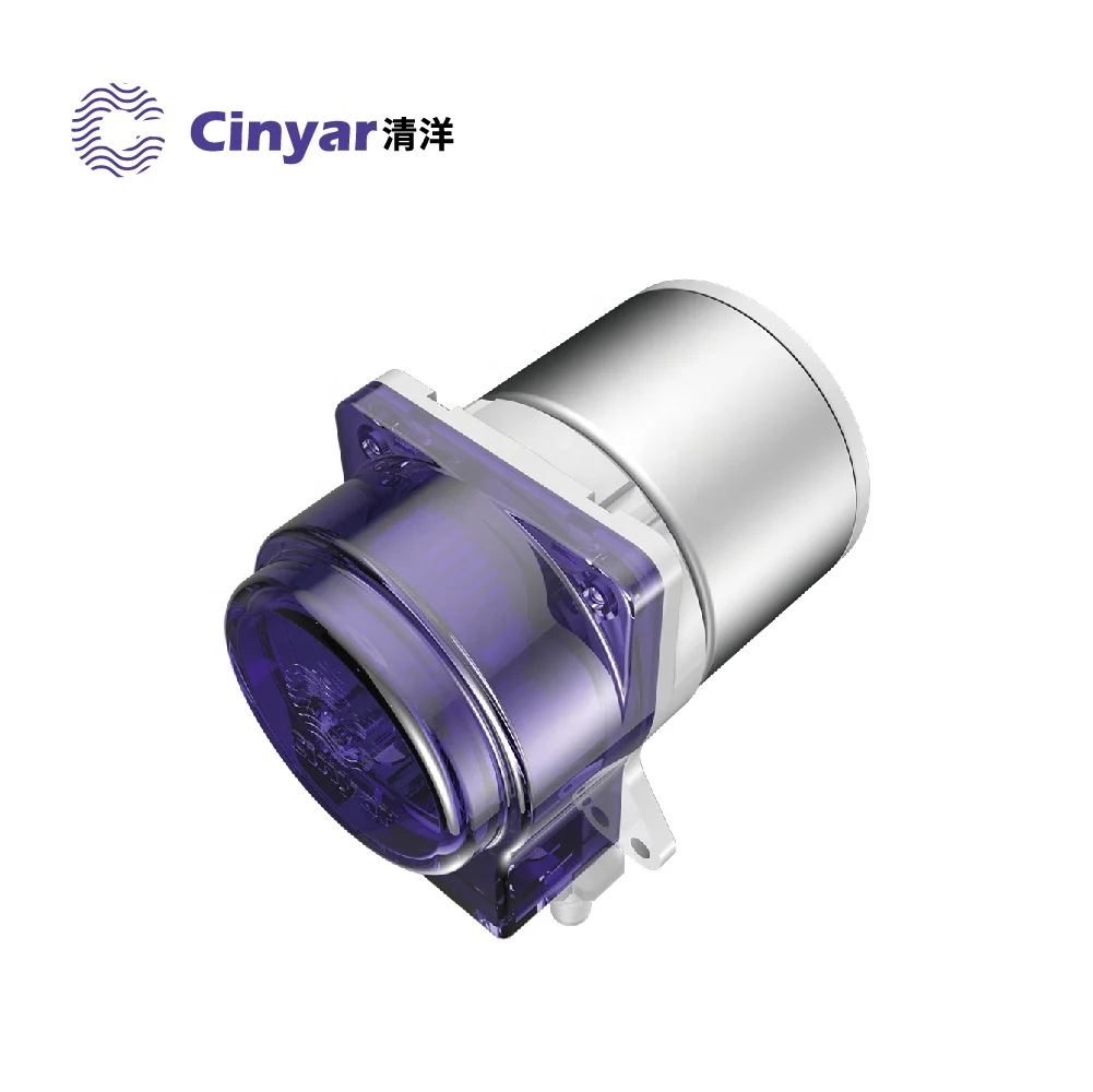 Cinyar 2022 Newest Style AQZ Large Flow 400ml/min DC Brushed 12v Mini Super Small Micro Peristaltic Water Dosing Alcohol Pump