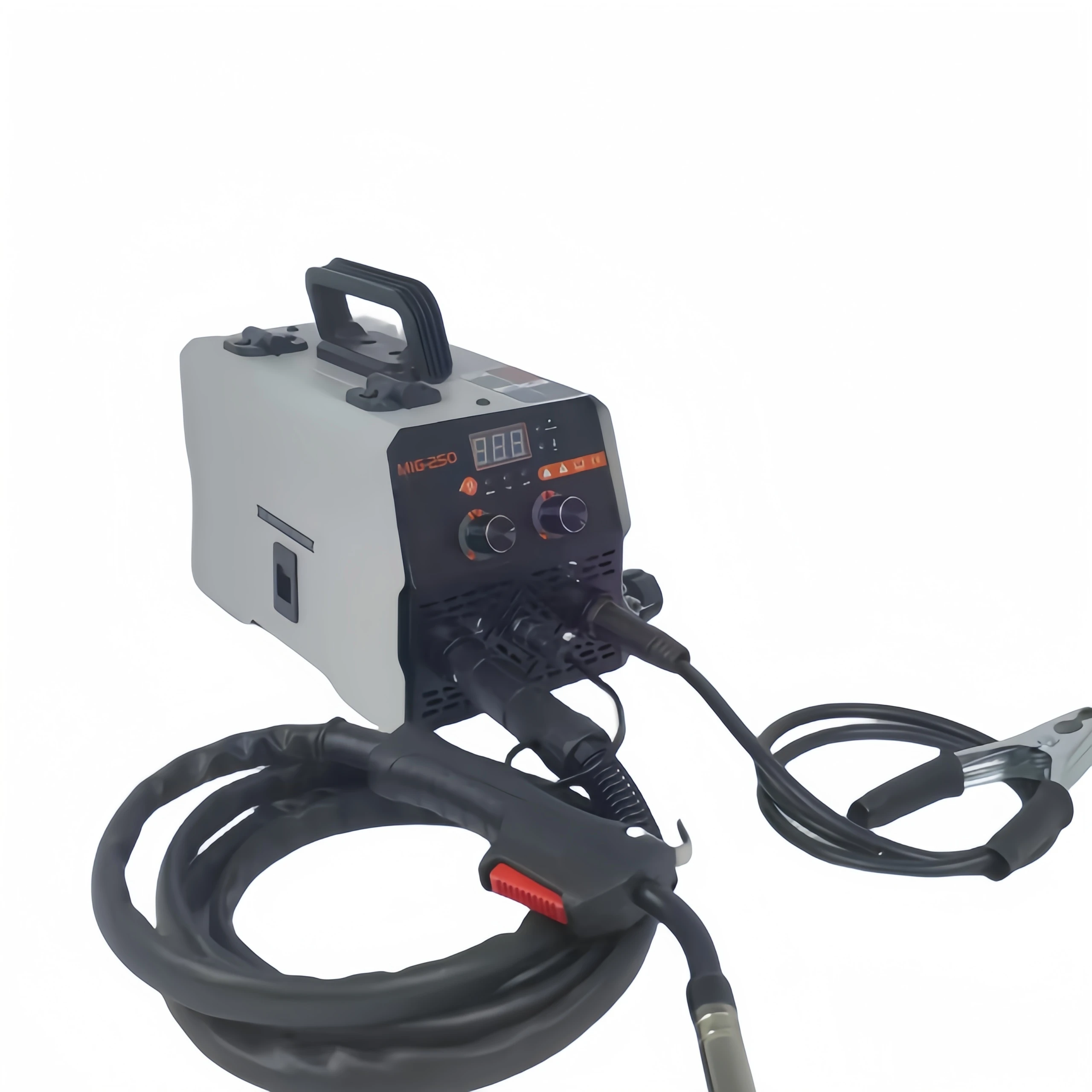TES MIG-250 gasless welder high power home welding tool set max wire diameter 0.8mm cast iron galvanized iron pipe
