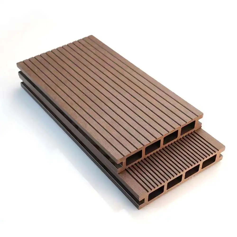 Factory outlet 3D embossed deep wood gain wood composite flooring outdoor wpc decking 2022 non-coextrusion