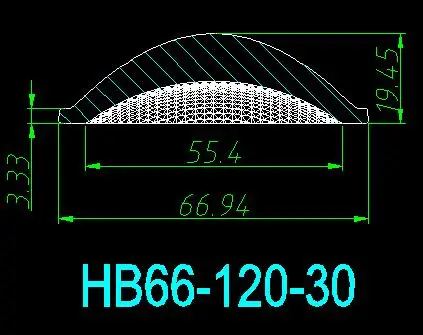 Круглый светодиодный прожектор Cob 50