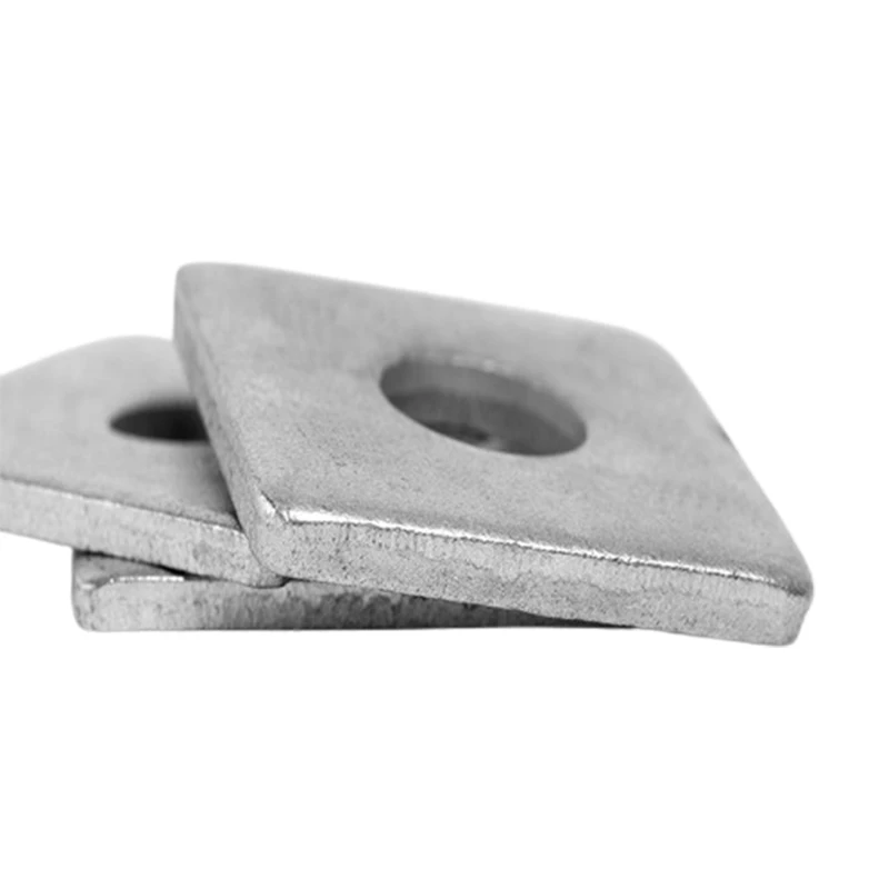 Competitive Price Customized Thickness 4-10mm Washer Shim Stainless Steel Square Washer for Connect