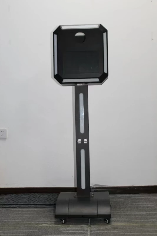 Новый продукт 12 1 дюймов вращающееся волшебное зеркало фотобудка робот Roamer RGB огни 360 для вечеринки