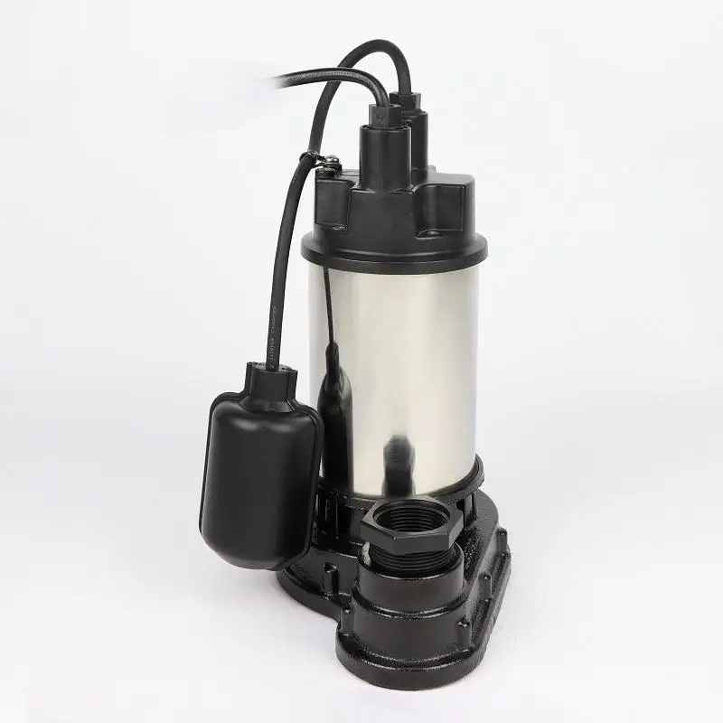 Waste Water Solutions Flood Control Electric Stainless Steel Submersible Water Sump Pump With Float Switch