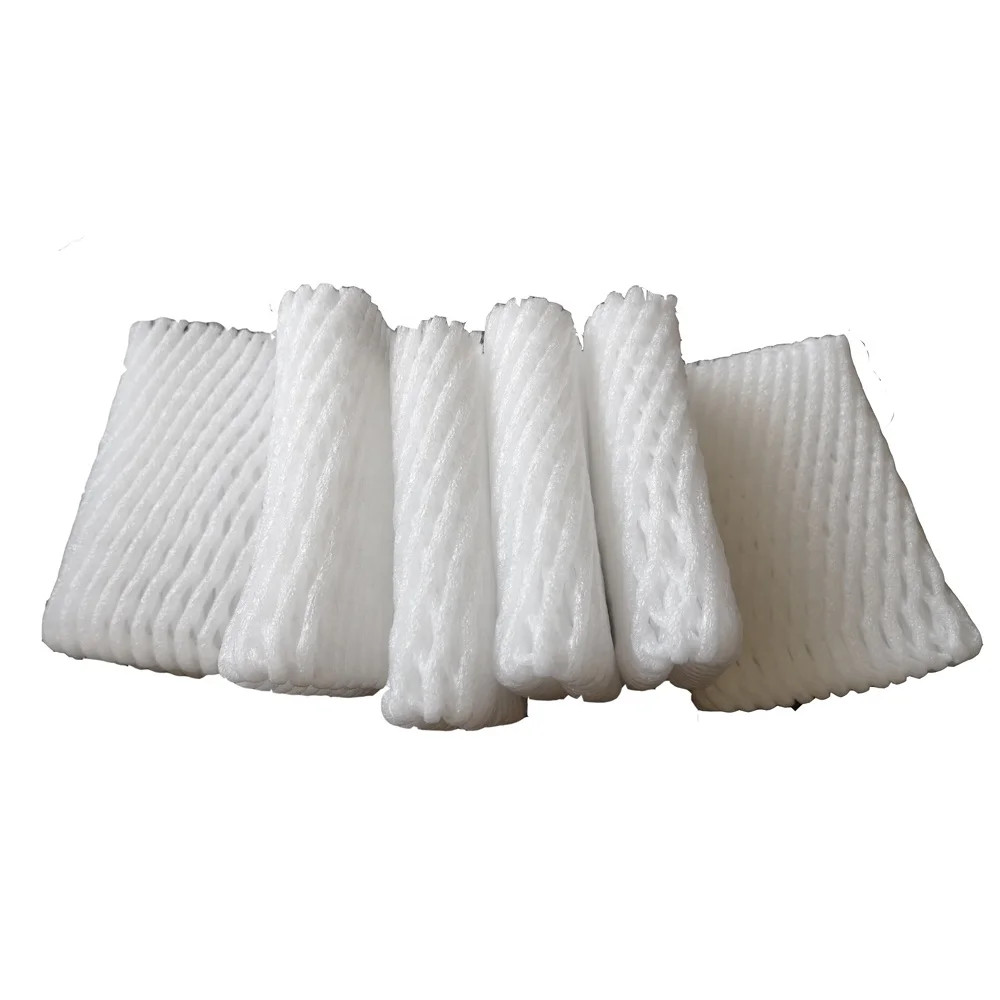 Food Packaging Nets Epe Vegetable Foam Net protective sleeve for papaya malla de espuma