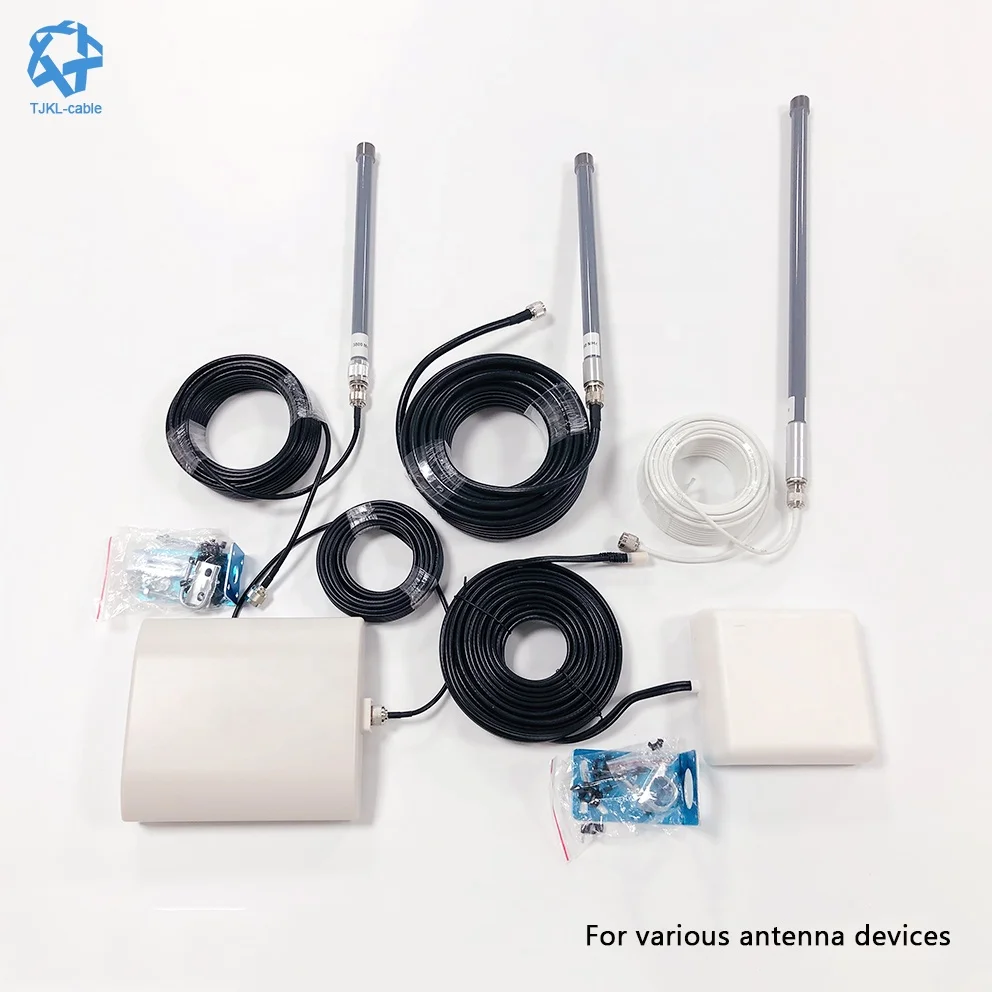 High Quality Low Loss 5D-FB Coaxial Cable 50 Ohm Antenna Extension Cable RF Antenna Cable N male to SMA male 10 M