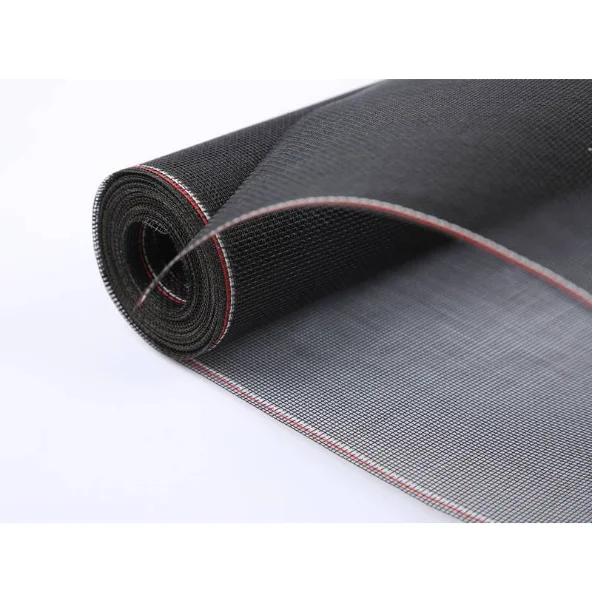 Plain Grey & Black Fiberglass Insect Screen Mesh Rolls for Door & Window Screening