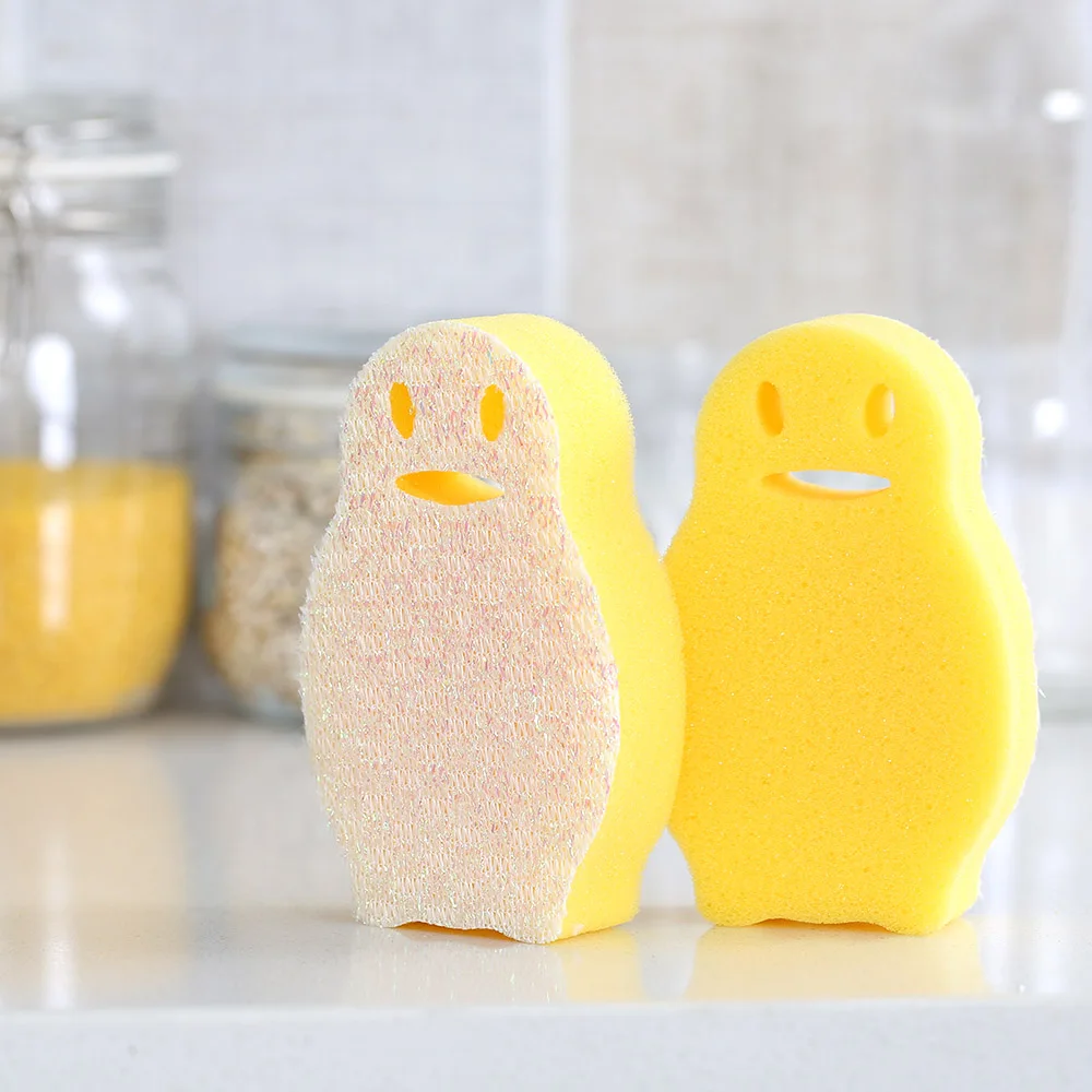 Eco friendly kitchen cleaning sponge animal  kitchen scrubber sponge