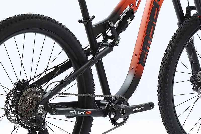 GOMID trail bisiklet full suspension Mountain Bike SHIMANO gear cycle soft tail mountainbike thru axle bicicletas custom Bicycle