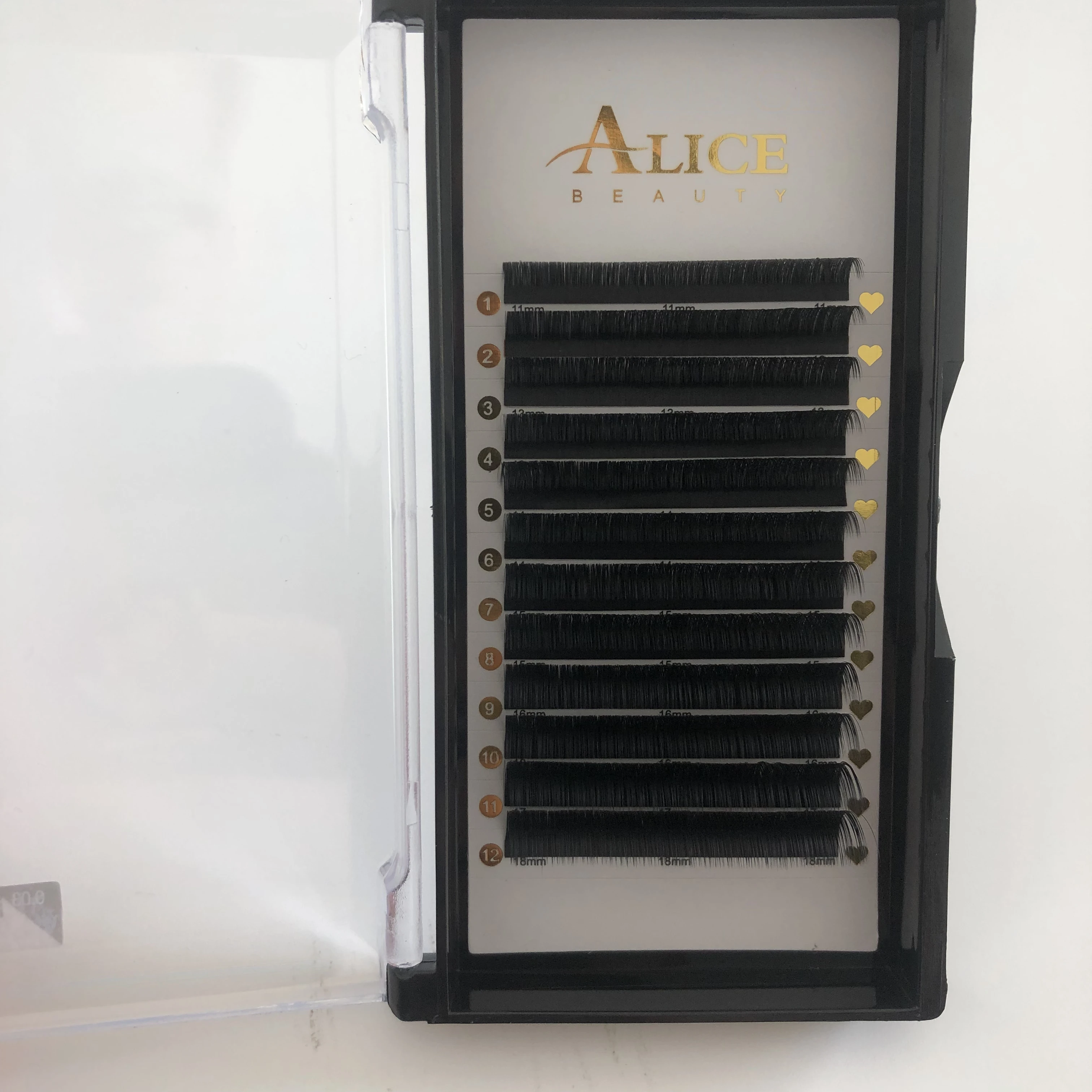 Free Sample eyelash extensions private label matte dark black volume lash extension high quality cashmere lash extension supply