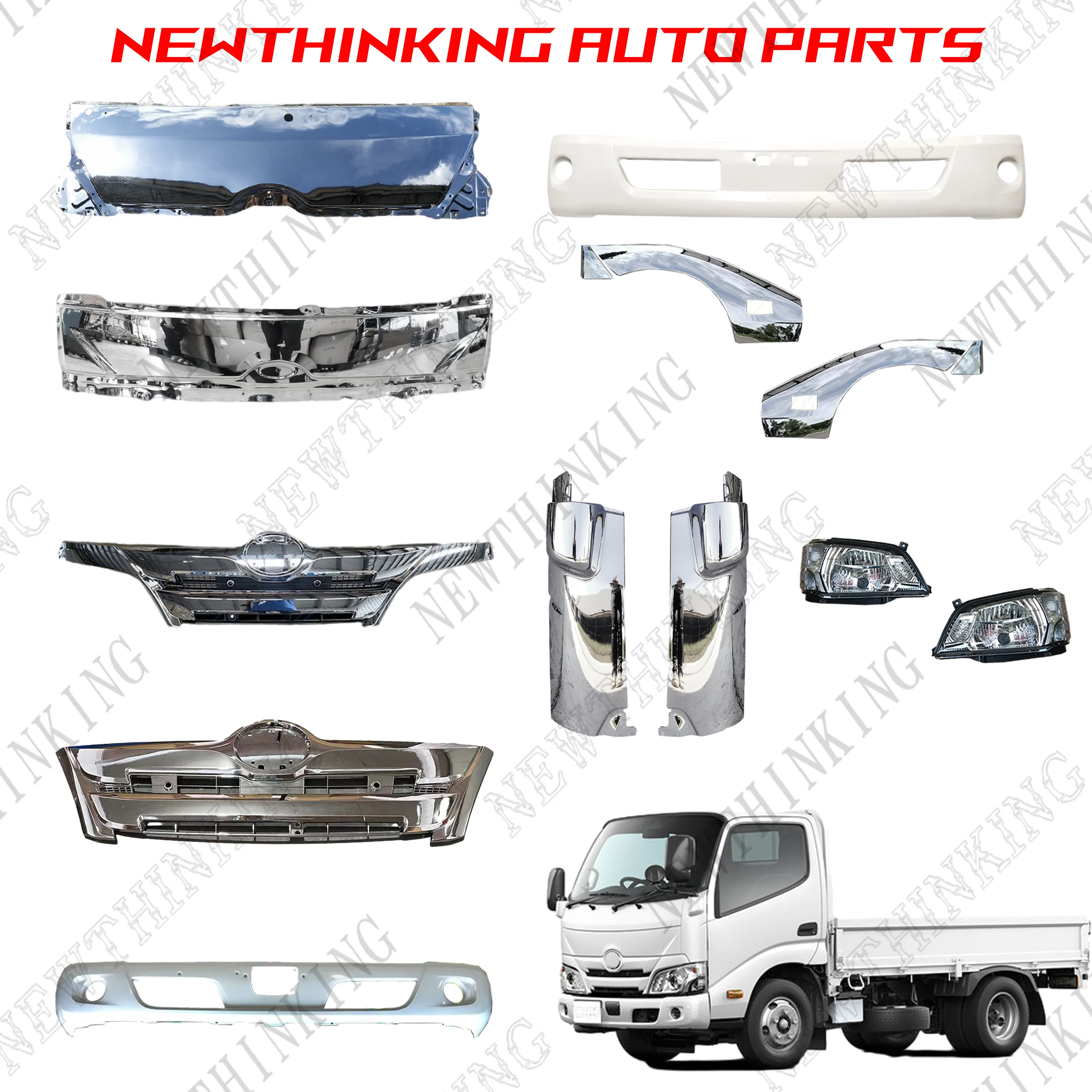 Wholesale high quality for hino 300 toyota dyna chrome wheel arch