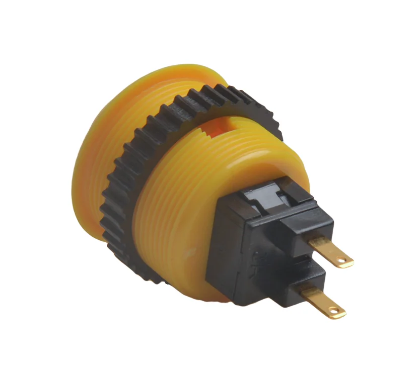 
Manufacturer Supply 28MM Flat Round Plastic Push Button for Arcade Flight Game Machine 