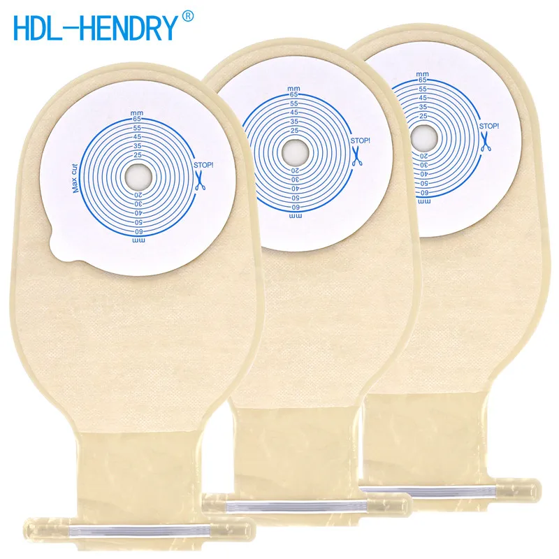 Ostomy Health Care One-piece System colostomy bag adhesives Medicals Drainable Pouch Colostomy Bag