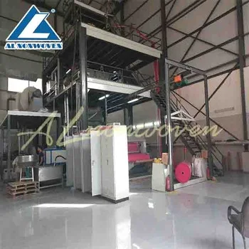 AL-  3200MM SS Medical Gowns Material Making Machine / PP Spunbond Nonwoven fabric production line