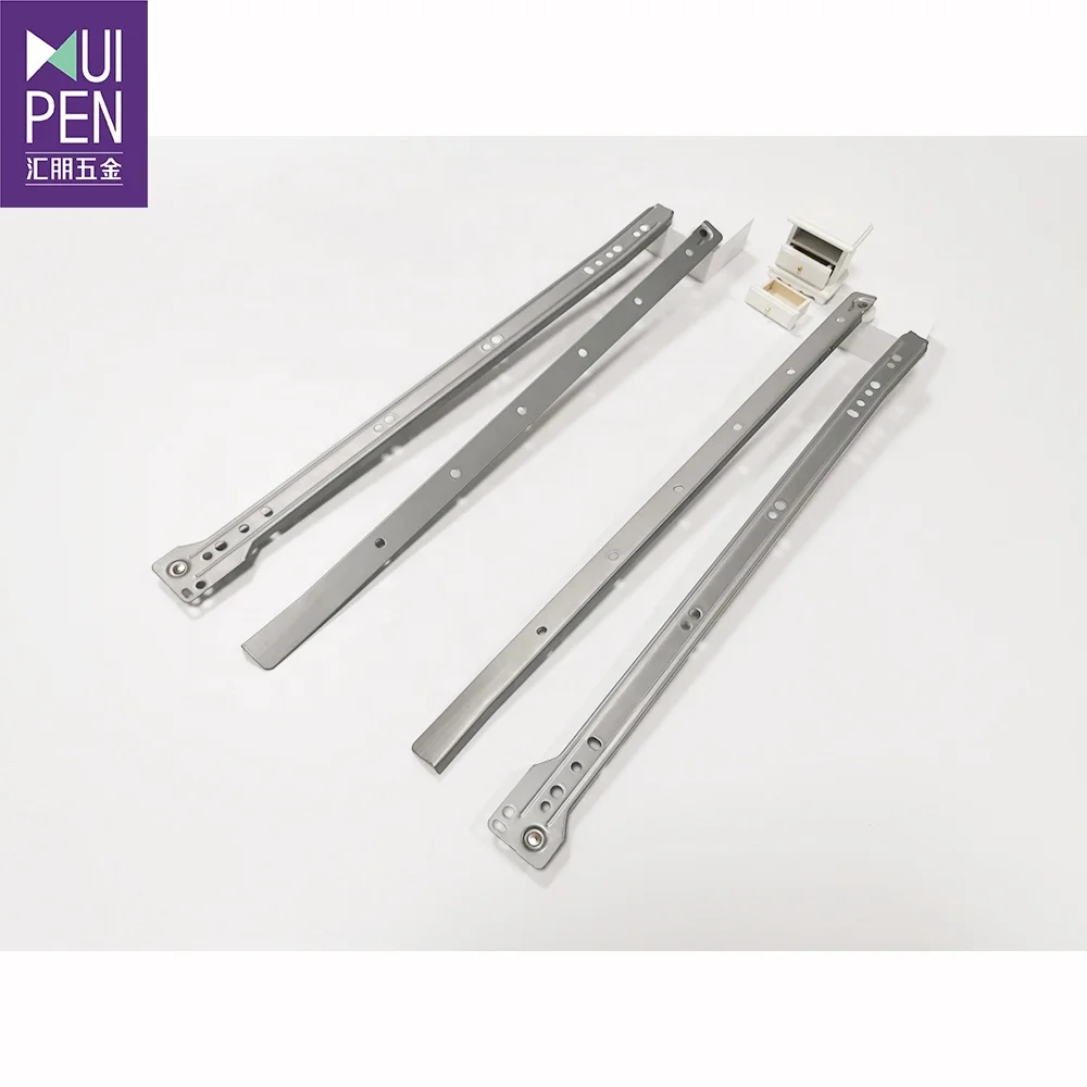 Factory price powder coated paint undermount soft close drawer slides plastic wheel drawer slides drawer slide runner