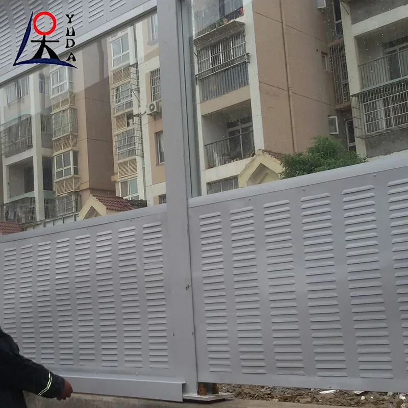 Traffic highway noise barrier walls reduction sound barrier soundproof screen fence