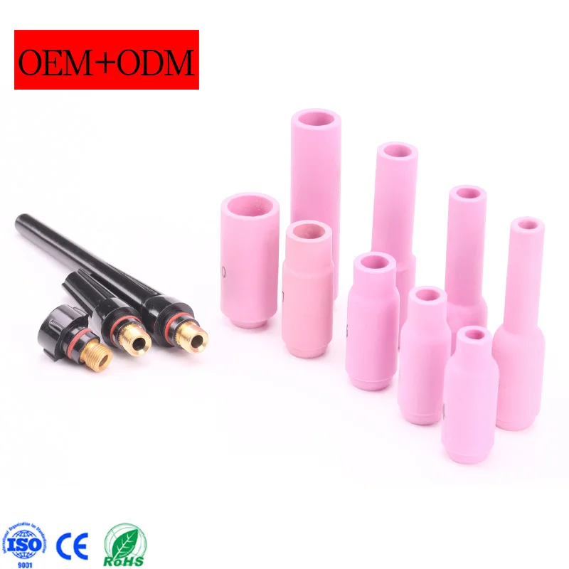 CNAWELD 10N50 10N49 10N48 10N47 10N46 10N45 10N44  10N50L 10N49L 10N48L Ceramic Nozzle Cup 10N series Tig Alumina Nozzle