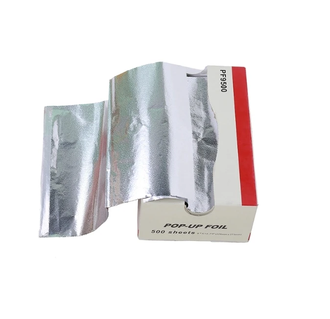 Factory Production Wrap Pre-Cut Pop-Up Aluminum Foil Sheets For Household And Packaging Food