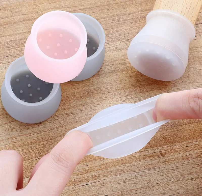 Лидер продаж, забавный силиконовый защитный чехол, подкладки для стула, круглые силиконовые колпачки для ножек стула