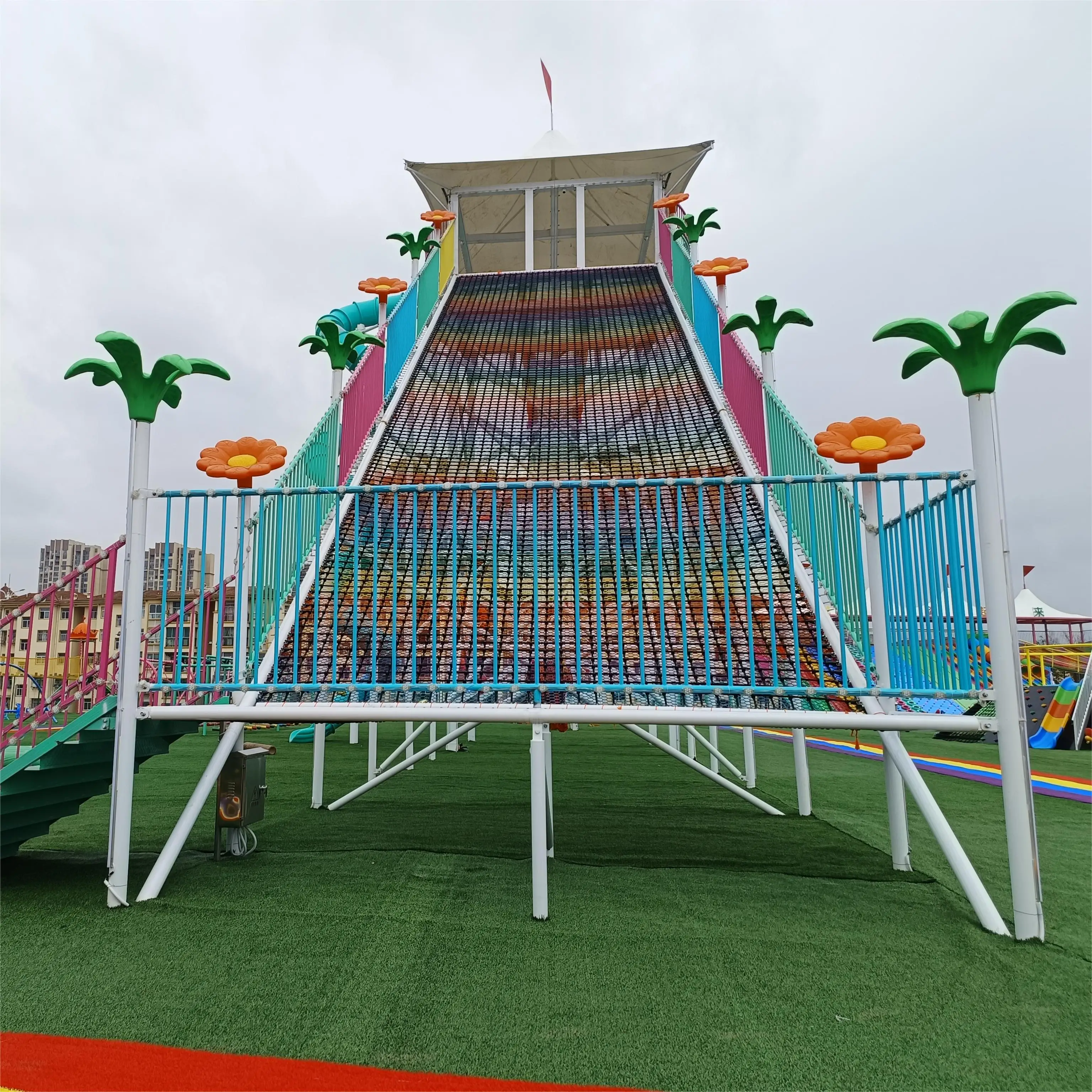 china factory cheap patio swings play ground adventure exciting barriers park swing sets playground outdoor kids