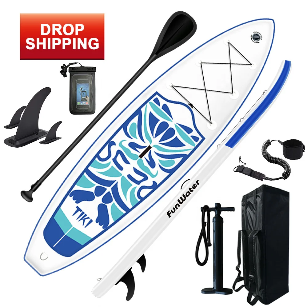 FUNWATER sup Drop Shipping inflatable plastic sup paddle board surf paddle boards surfboard long