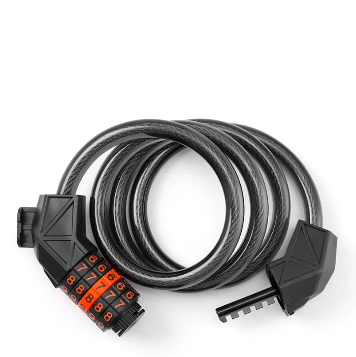 Bike Steel Cable Lock 5 Digit Safety Bicycle Password Lock Anti-theft Portable Wire Lock Motorcycle Bike Accessories