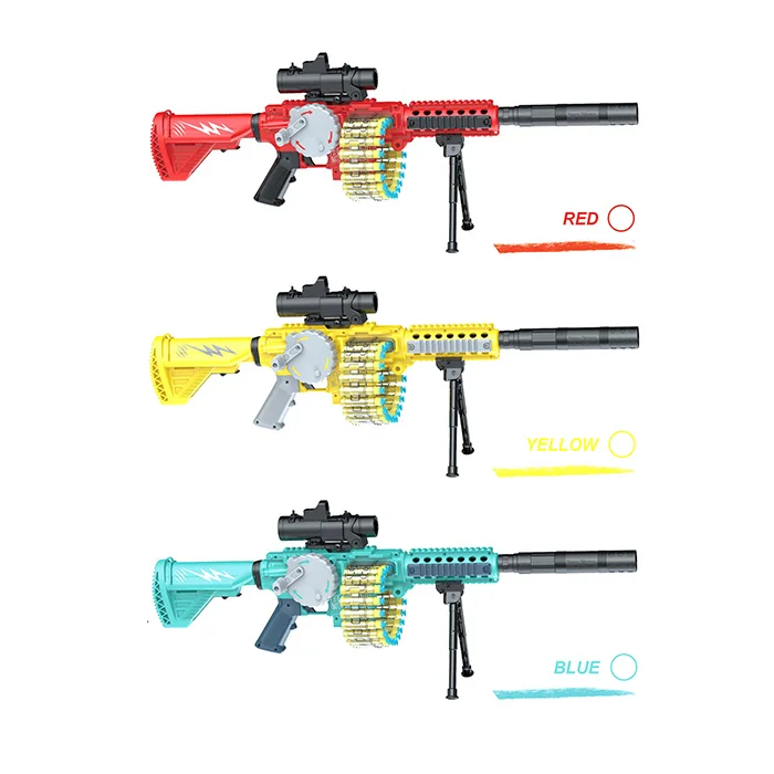 Battery Operated Plastic Electric Toy Gun Amazing Realistic  Adults Soft Bullet Gun Toy Guns
