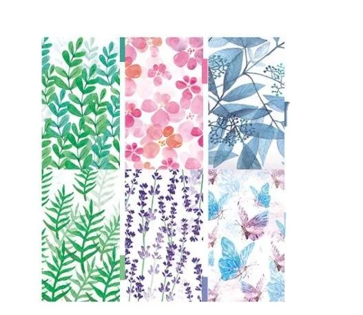 Plastic Matte Translucent Binder Tab Cards 6 Holes A6 A5 A4 Binder Index Dividers PVC Insertable Index Page planner