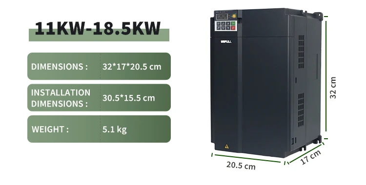 USFULL solar power solutions renewable energy 11kw dc/ac solar pump inverter
