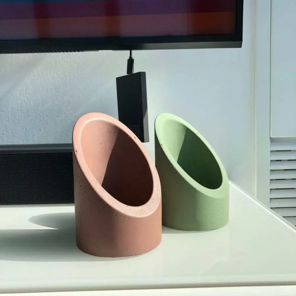 customize  silicone flower pot for resin craft silicone flower pot mold for hand making use