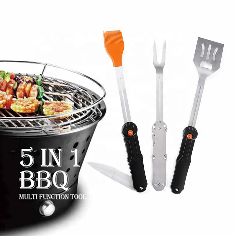 Wholesales Custom Premium Outdoor combination Barbeque Kits Barbecue Grills Portable Accessories BBQ Tools
