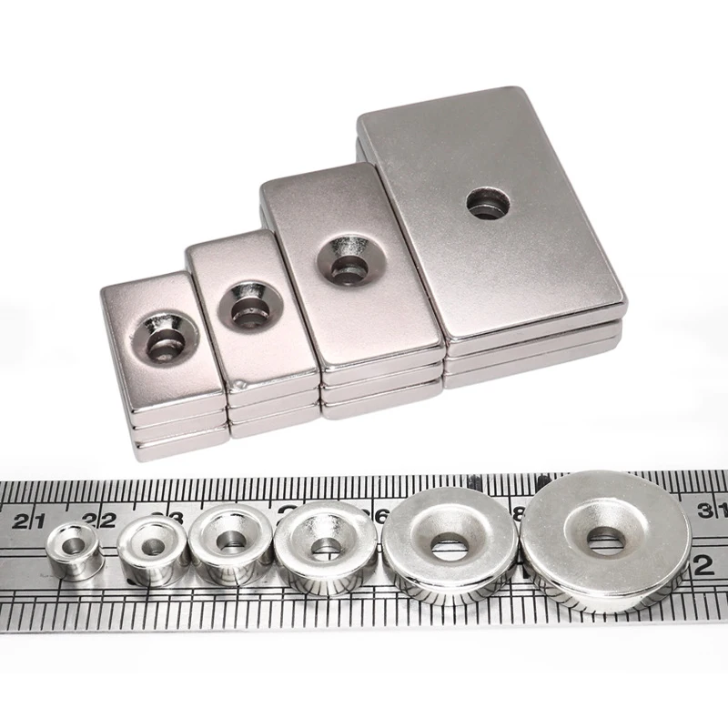 Magtoon Custom Super Strong N35 N42 N52 Ndfeb Square Magnetic Block Neodymium Magnet