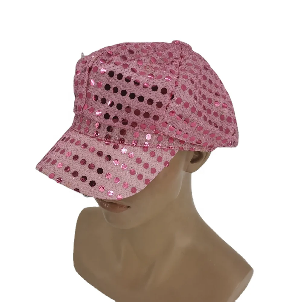 paillette carnival party Beret hat with sequins glitter discos caps party hats
