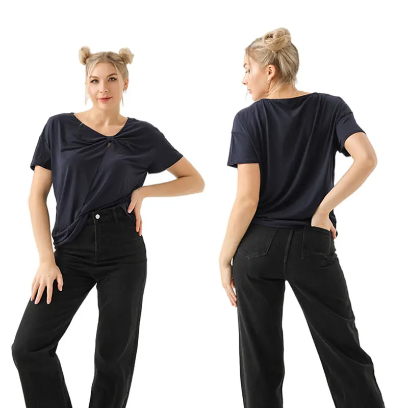 Summer Leisure Tee Custom Logo Cost-effective 100% Pima Cotton Fabric Blank T-shirt Factory Drop Shipping