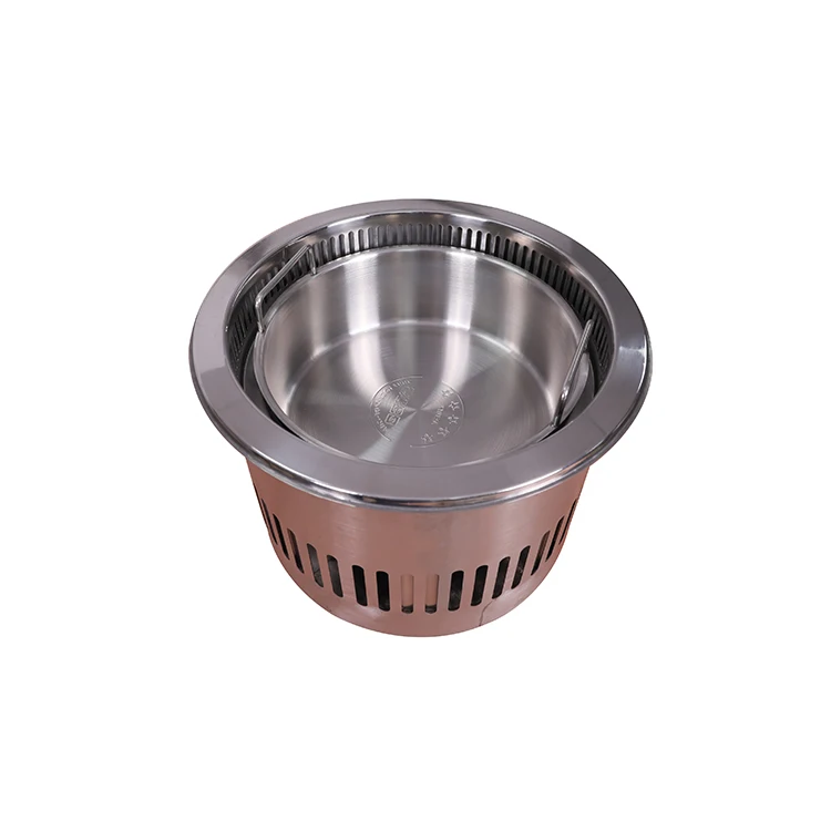 Factory custom electric bbq grill smokeless non stick chinese hot soup pot restaurant equipment