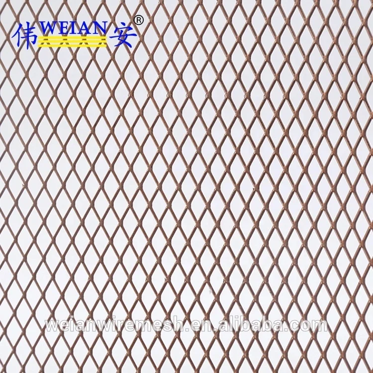 Micro Copper Expanded metal mesh Micro Titanium Expanded Mesh Filter