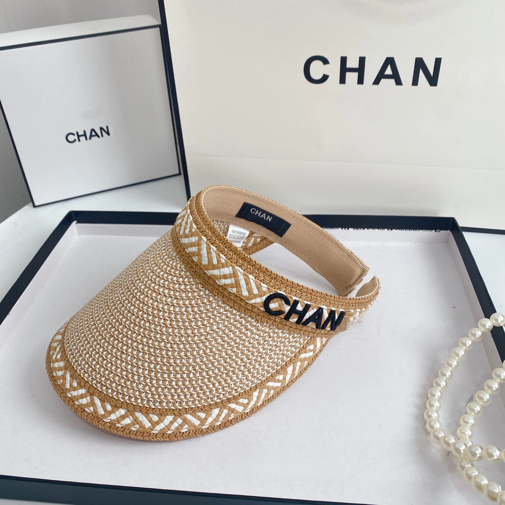 2022 New arrival summer Fashion Designer sun hat brand Casual Shade Outdoor Visor Straw Cap headband empty top hat