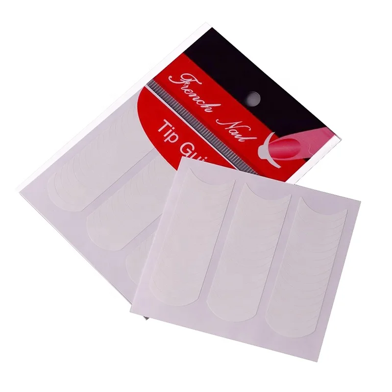 Manicure French Smile Striping Line Tape Tip Guides Pedicure DIY Nail Art Stickers For UV Gel Decal