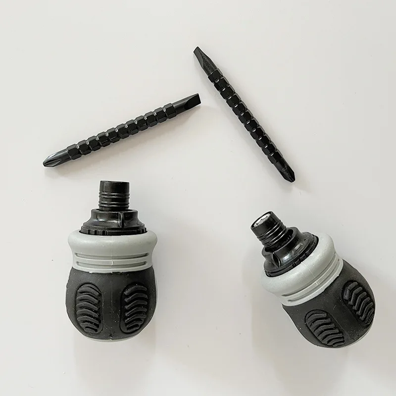 Stubby Repair Tool Multipurpose Installation Chrome Vanadium Steel Dual-Purpose Bolt Ratchet Screwdriver