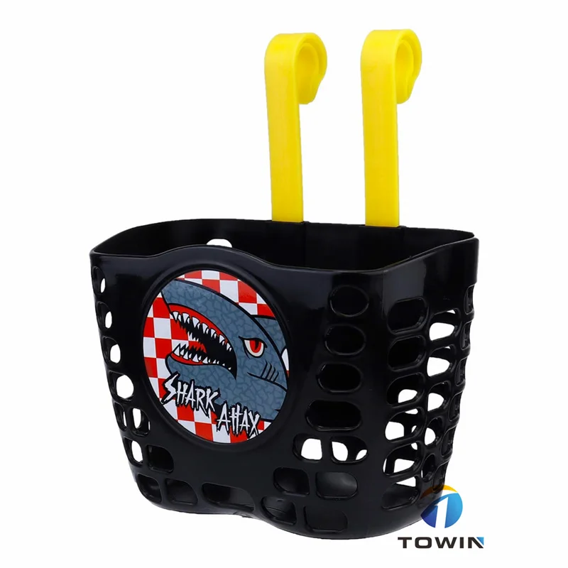 Children Cute Bicycle Basket Waterproof Detachable Durable Bicycle Accessories Scooter Tricycle Frame Basket for Kids