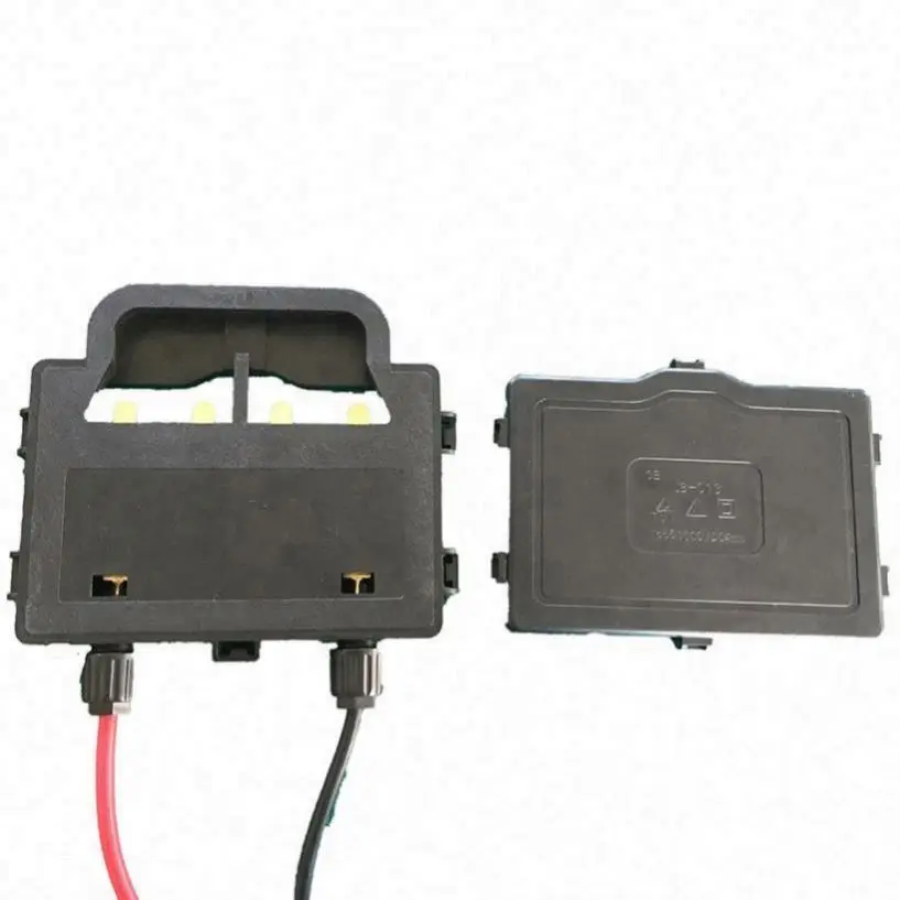 In. Way 6 X 3 T Shape Cable Connector H-Shape-4 Junction-Boxes 4 Gray Pvc Plastic Enclosure-Junction Black Cover Junction Box