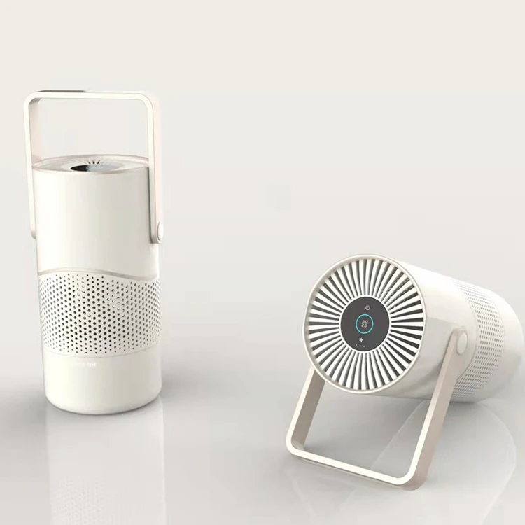 Белый очиститель воздуха, очиститель воздуха для автомобиля, освежитель воздуха, анион, озоновый ионизатор, Автомобильный увлажнитель, очиститель воздуха, маленький портативный