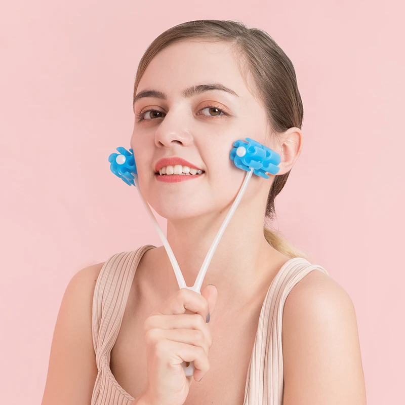Japan&Korea Hot Sell Massager Properties Wrinkle Remove Handheld Plastic Facial Massager Roller