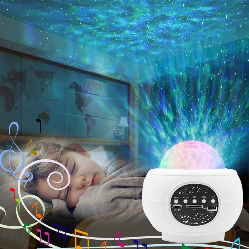 Hot-selling sound active remote control bluetooth speaker timeable stage lights for ktv dj disco
